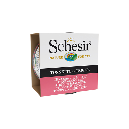 Ekonomipack: Schesir Tuna in Jelly 24 x 85 g - Tonfisk med mullus