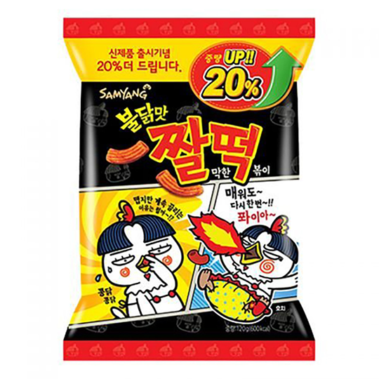 Samyang Zzaldukk Hot Chicken Snack - 120 gram