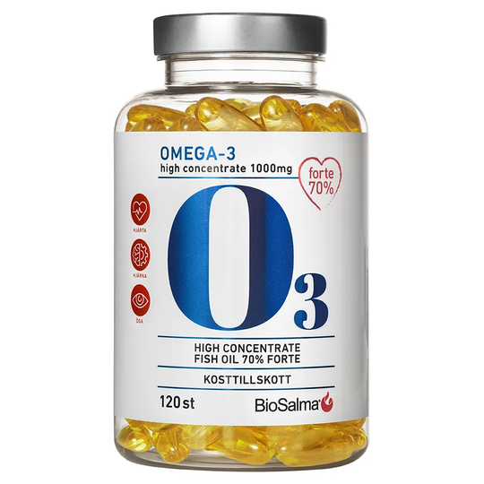 BioSalma Omega-3 Forte 70% 1000mg, 132 kapslar