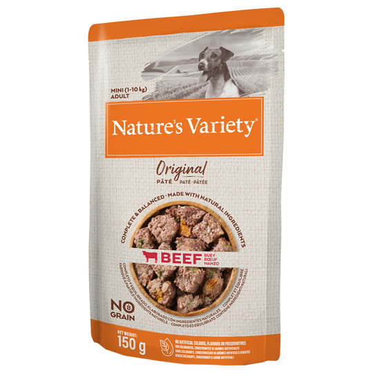 Nature's Variety Original Paté No Grain Mini 8 x 150 g - Nötkött