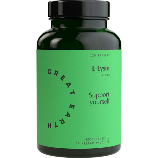L-Lysine 500mg 120 kapslar