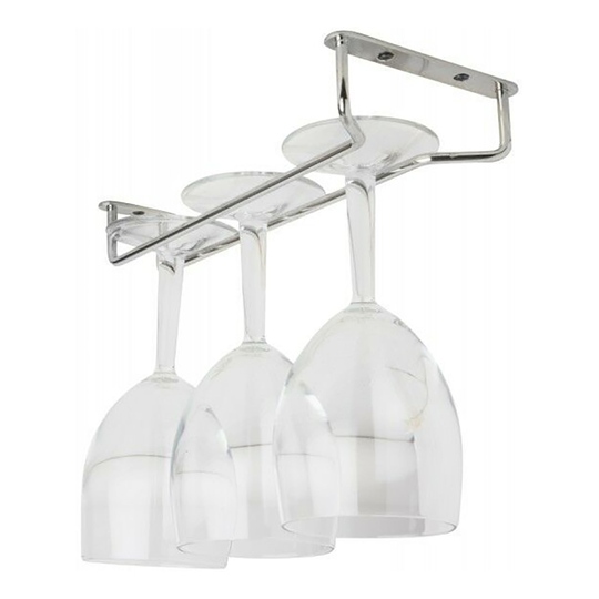 Vinglasrack i Krom - 26 cm