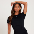 MP Women's Tempo Seamless Short Sleeve Crop Top - Svart - XL