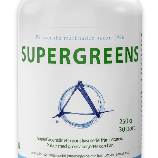 Helhetshälsa Supergreens med mjölksyrabakterier 250 g