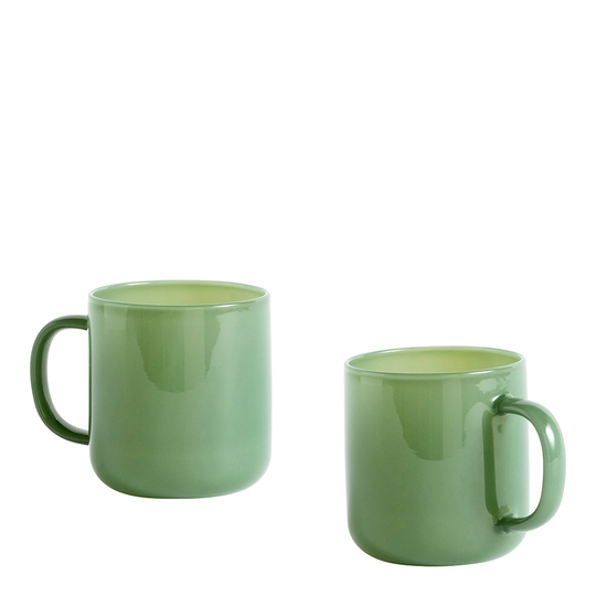 Hay - Sowden Borosilikat Mugg 30 cl 2-pack Grön
