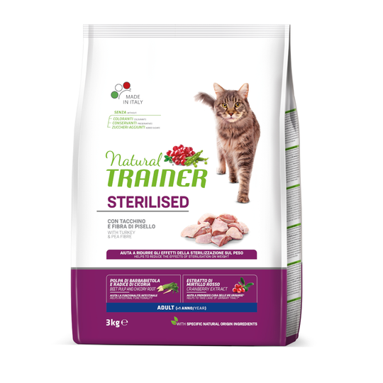 Natural Trainer Sterilised White Meat - 3 kg