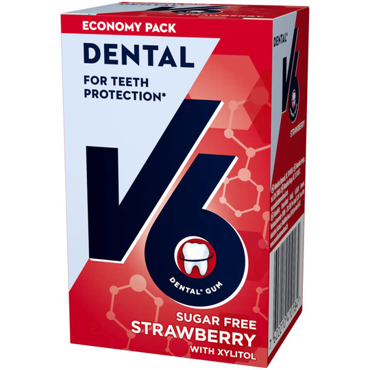 V6 Dental Strawbery Mint Ask 70 g