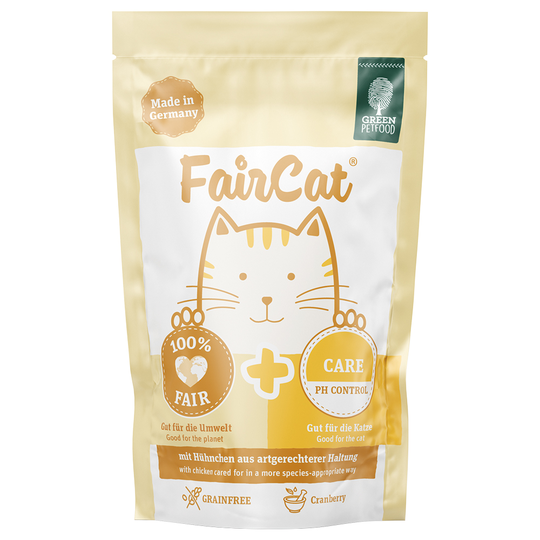 6 + 2 på köpet! 8 x 85 g FairCat våtfoder - Care