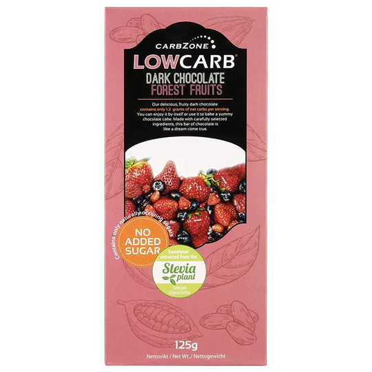 Carb Zone 2 x Mörk Choklad "Low Carb Forest Fruits"