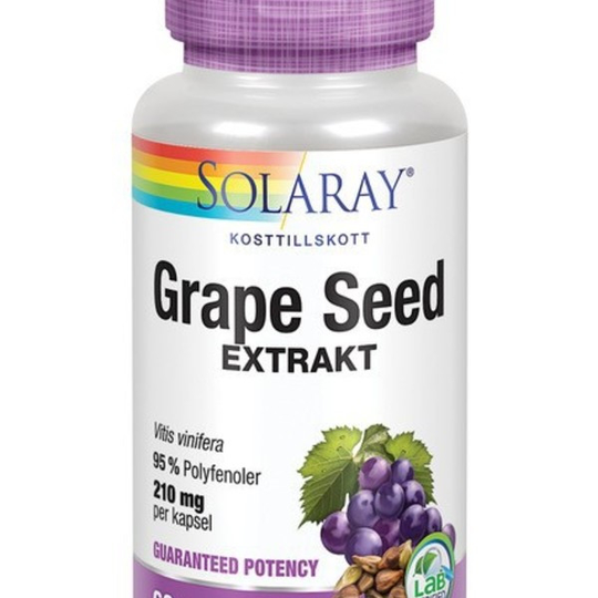 Solaray Grape Seed 60 kapslar
