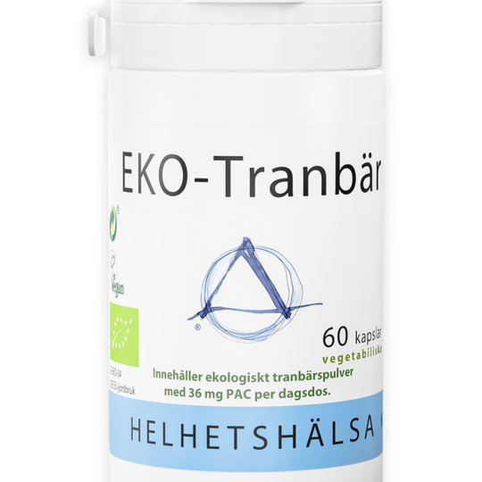 Helhetshälsa EKO-Tranbär 60 kapslar