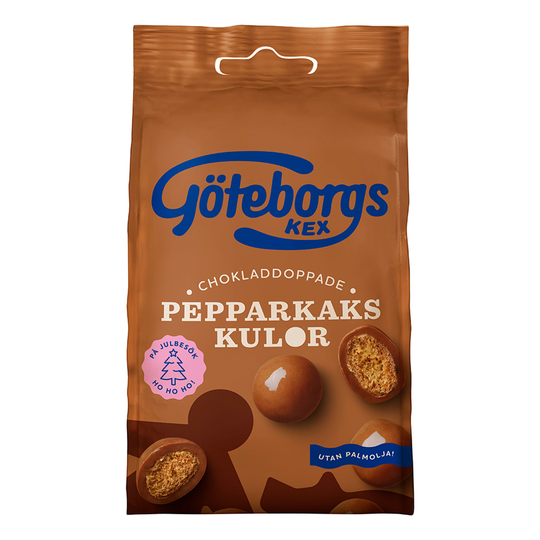Pepparkakskulor Mjölkhoklad - 120 gram