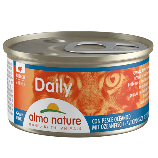 Almo Nature Daily Menu 6 x 85 g - Mousse med oceanfisk