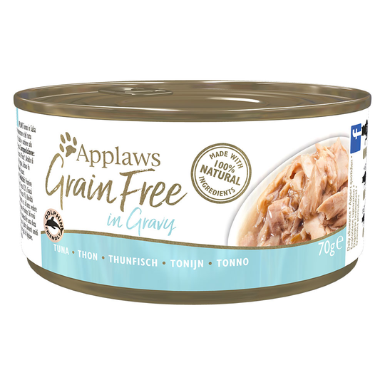 Ekonomipack: Applaws Grainfree in Gravy 24 x 70 g - Tonfisk