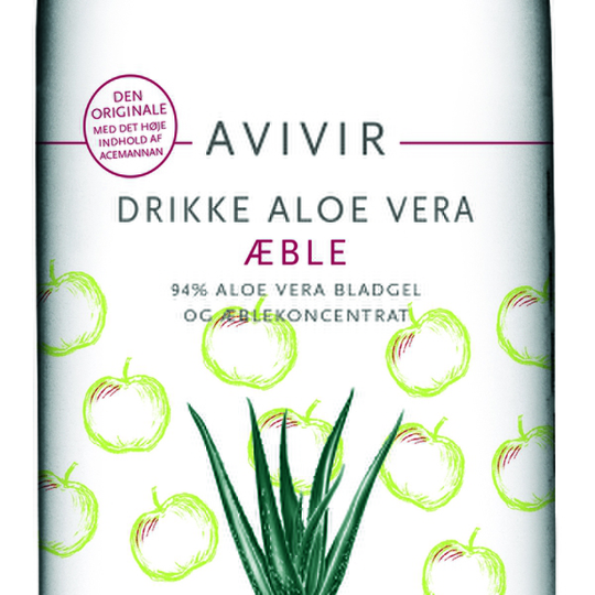 Avivir Aloe Vera Juice Äpplesmak 1000 ml