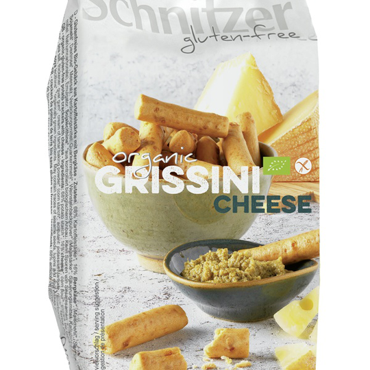 Schnitzer Glutenfria Ekologiska Grissini Cheese 100 g