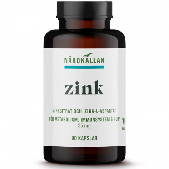 Närokällan Zink 90 kapslar