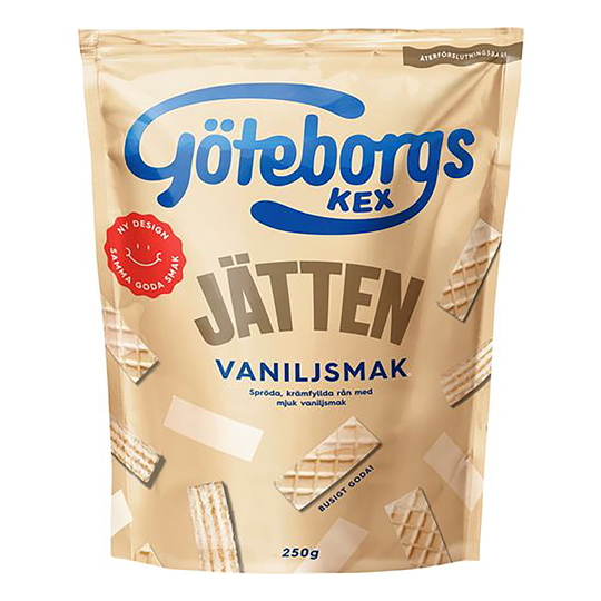 Jätten Vanilj Kex - 250 gram