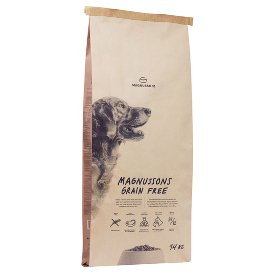 MAGNUSSONS Grain Free hundfoder - Ekonomipack: 2 x 14 kg