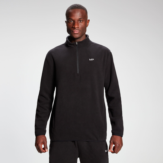 MP Men's Rest Day Fleece1/4 Zip - Svart - XS