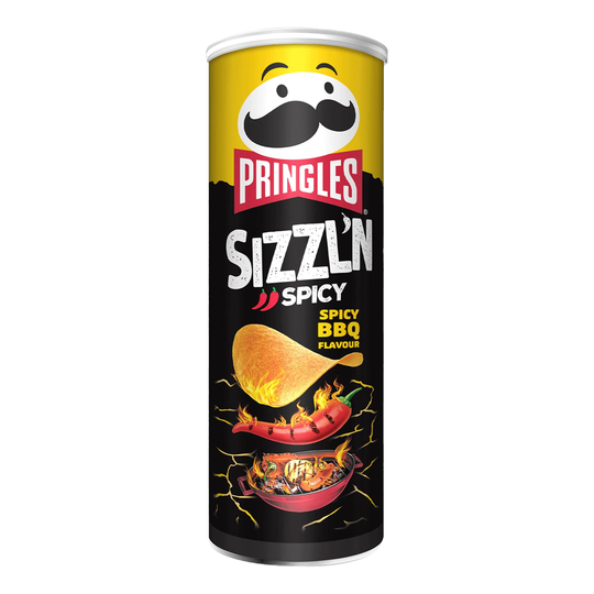 Pringles Sizzl'n Spicy BBQ - 180 gram