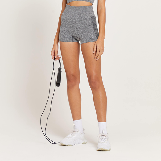 MP Women's Curve High Waisted Booty Shorts - Grå - L