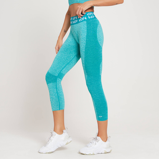 MP Women's Curve 3/4 Leggings - Lagoon - XS