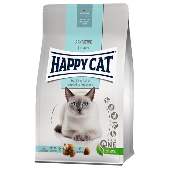 Happy Cat Sensitive Stomach & Intestines - Ekonomipack: 2 x 1,3 kg
