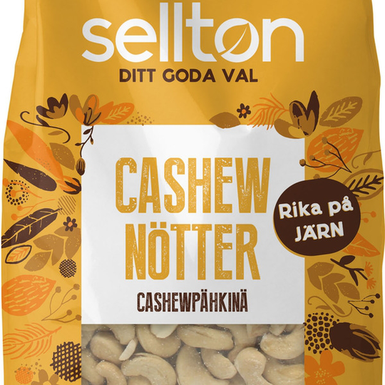 Sellton Cashewnötter 250 g