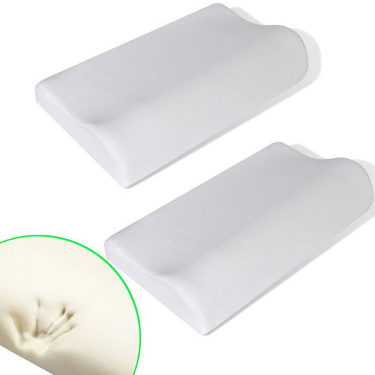 vidaXL Ortopedisk nackkudde med Memory foam