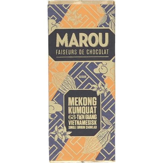 Marou Mörk Choklad 68% Kumquat