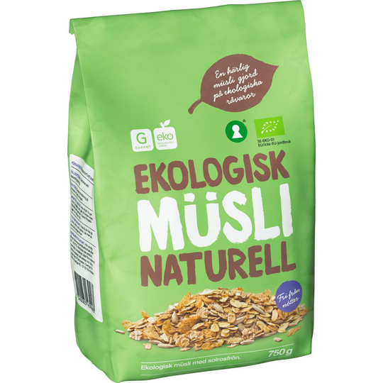 Garant Eko Müsli naturell 750 g