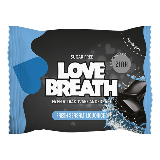 Love Breath Sugtabletter - Fresh Seasalt Liquorice