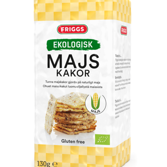 Friggs Tunna Majskakor Majs 130 g
