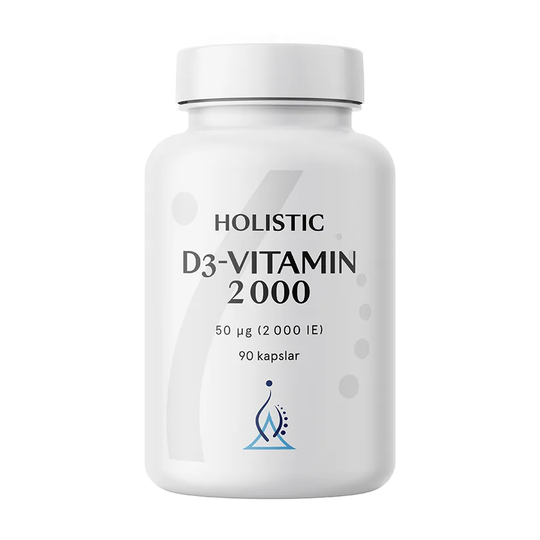 Holistic D3-vitamin 2000 50mg, 90 kapslar