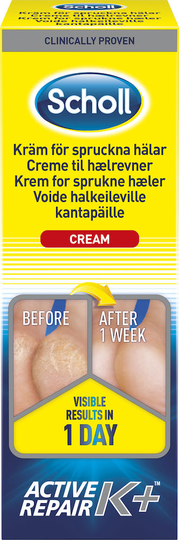Scholl Active Repair K+ Hälkräm Oparf 60ml