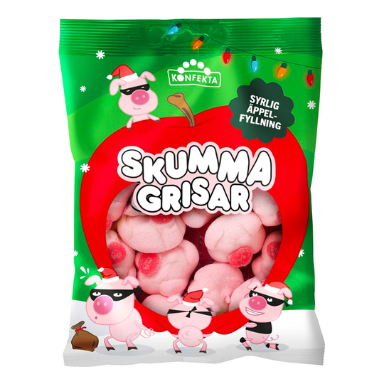 Skumma Grisar Äpple - 150 gram