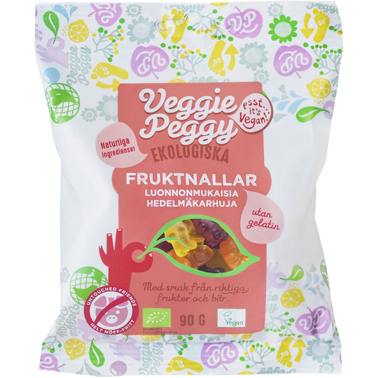 Veggie Peggy Ekologiska Fruktnallar 90 g