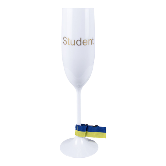 Champagneglas Student med Band - 1-pack