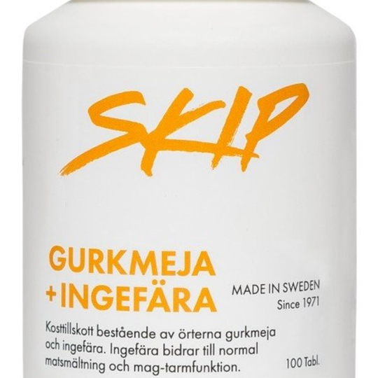 Skip Nutrition Skip Gurkmeja + Ingefära 100 tabletter