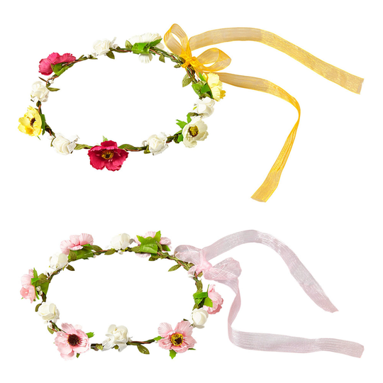 Blomsterkrans med Band - One size