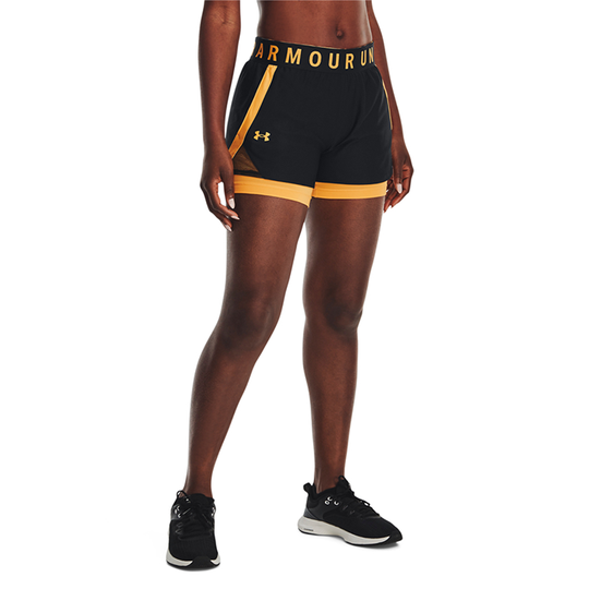 Play Up 2-in-1 Shorts, Black/Rise