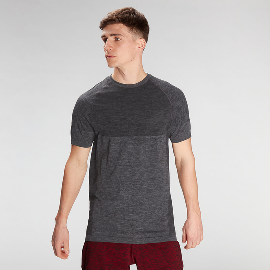 MP Men's Essential Seamless Short Sleeve T-shirt - Grå - XS