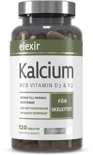 Elexir Kalcium 120 tabletter