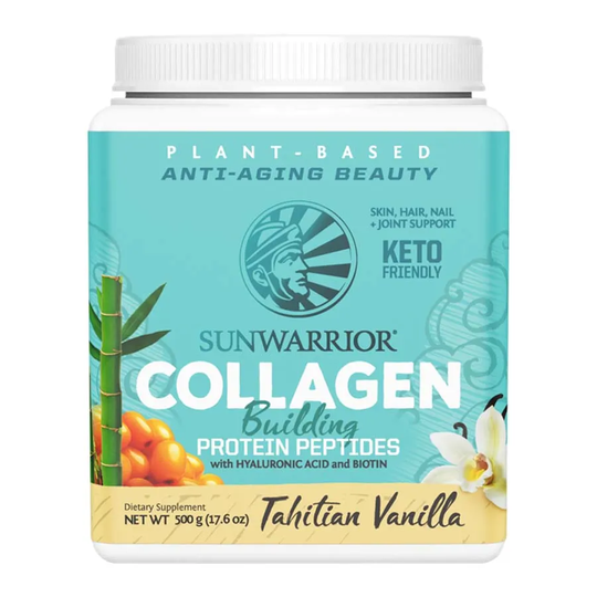 Sunwarrior Collagen Building Protein Peptides Vanilj, 500 g