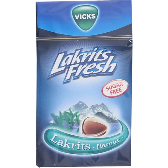 Vicks 3 x Pastiller Lakrits
