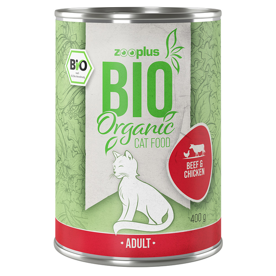 zooplus Bio Nötkött & kyckling 6 x 85 g