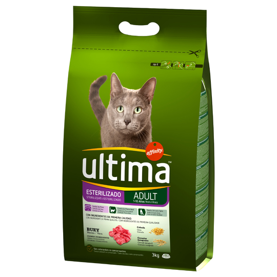 Ultima Sterilized Beef - Ekonomipack: 2 x 3 kg