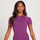 MP Women's Tempo Seamless Short Sleeve Crop Top - Lila - M