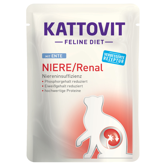 Kattovit Feline Renal Pouch 24 x 85 g - Anka